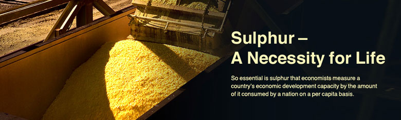 sulphur facts stockpiles